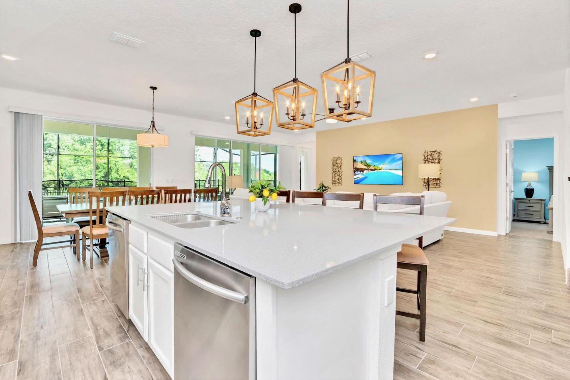 Stunning 9Br Home - Family Resort With Private Pool, Hot Tub, Games Room And Bbq! Kissimmee Eksteriør billede