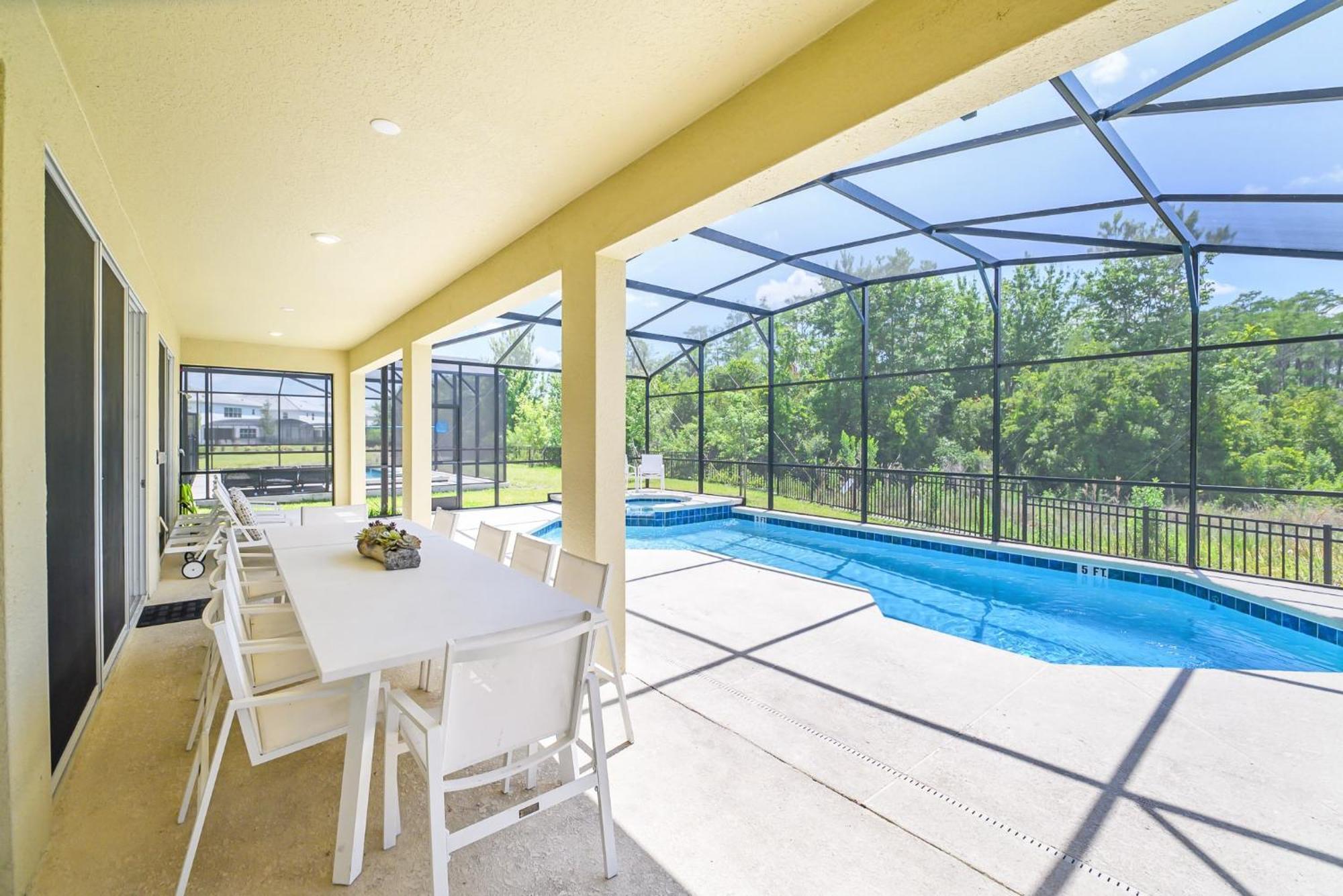 Stunning 9Br Home - Family Resort With Private Pool, Hot Tub, Games Room And Bbq! Kissimmee Eksteriør billede